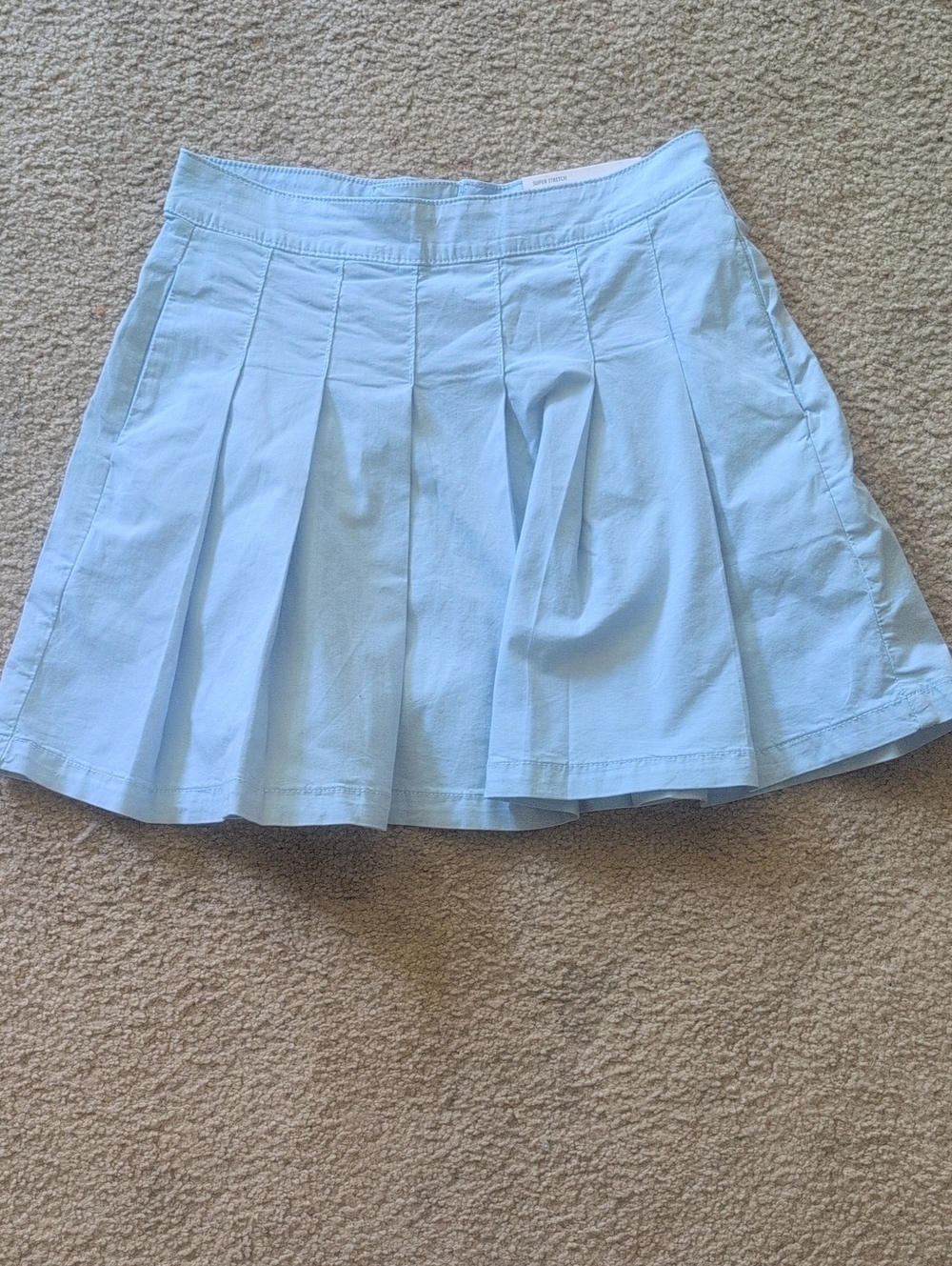 American Eagle Outfitters Light Blue Pleated Skirt